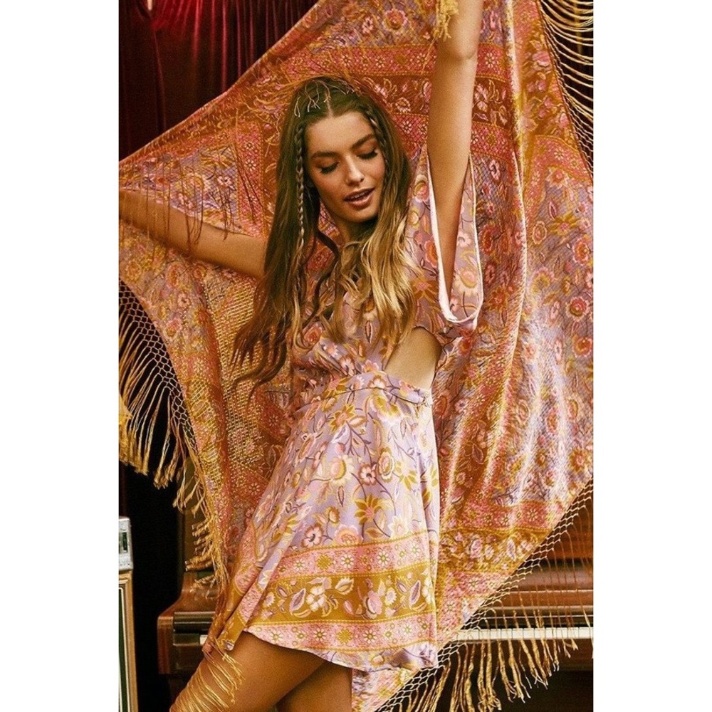 Spell Lover Lolita Cutout Mini Dress Size XS Boho